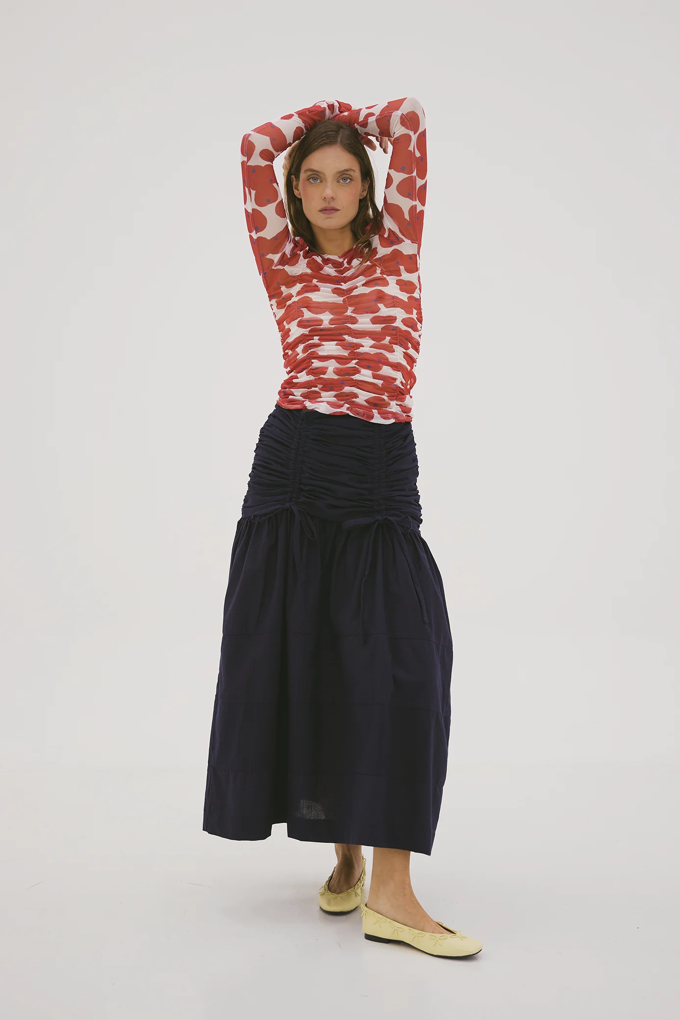 Cherry Tomato Mesh Sweater  - Image 2