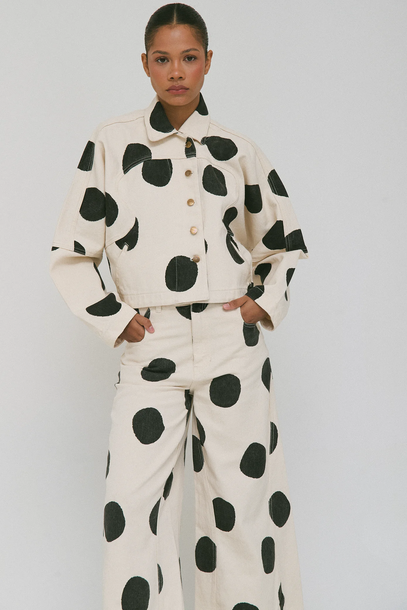Surprise Polka Dot Jacket