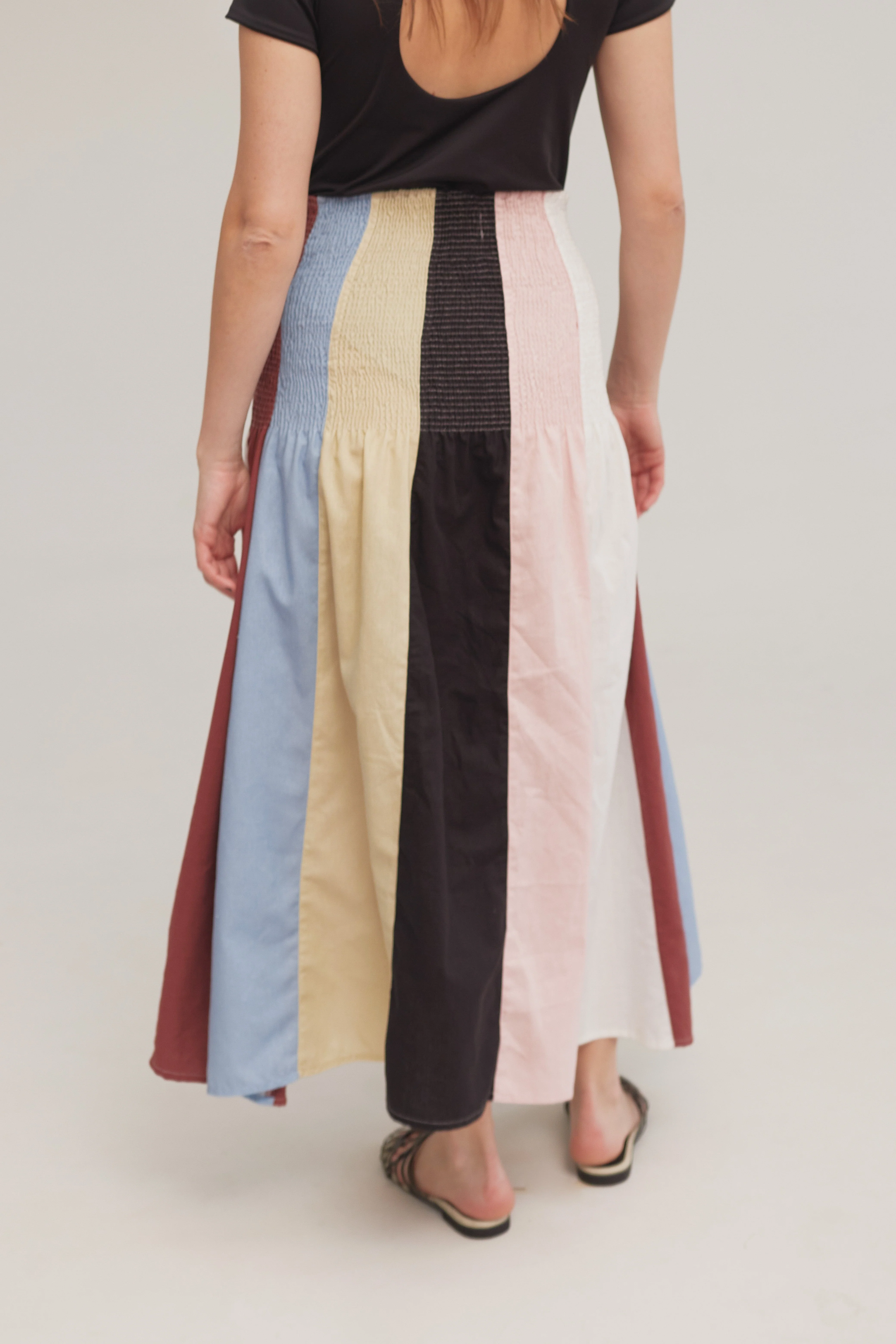 Collage Shirred Skirt  - Image 3
