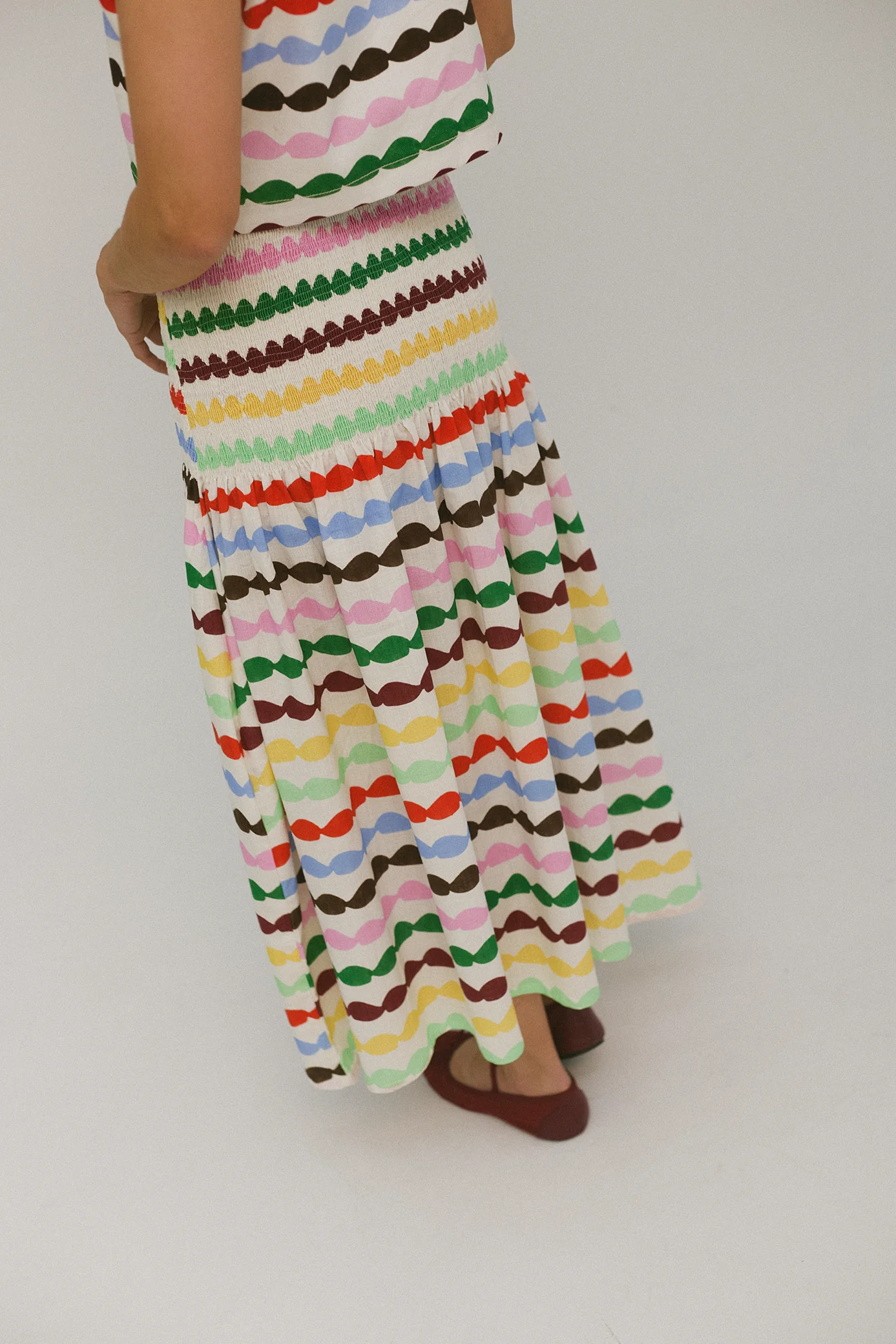 Rainbow Shirred Skirt - Image 4