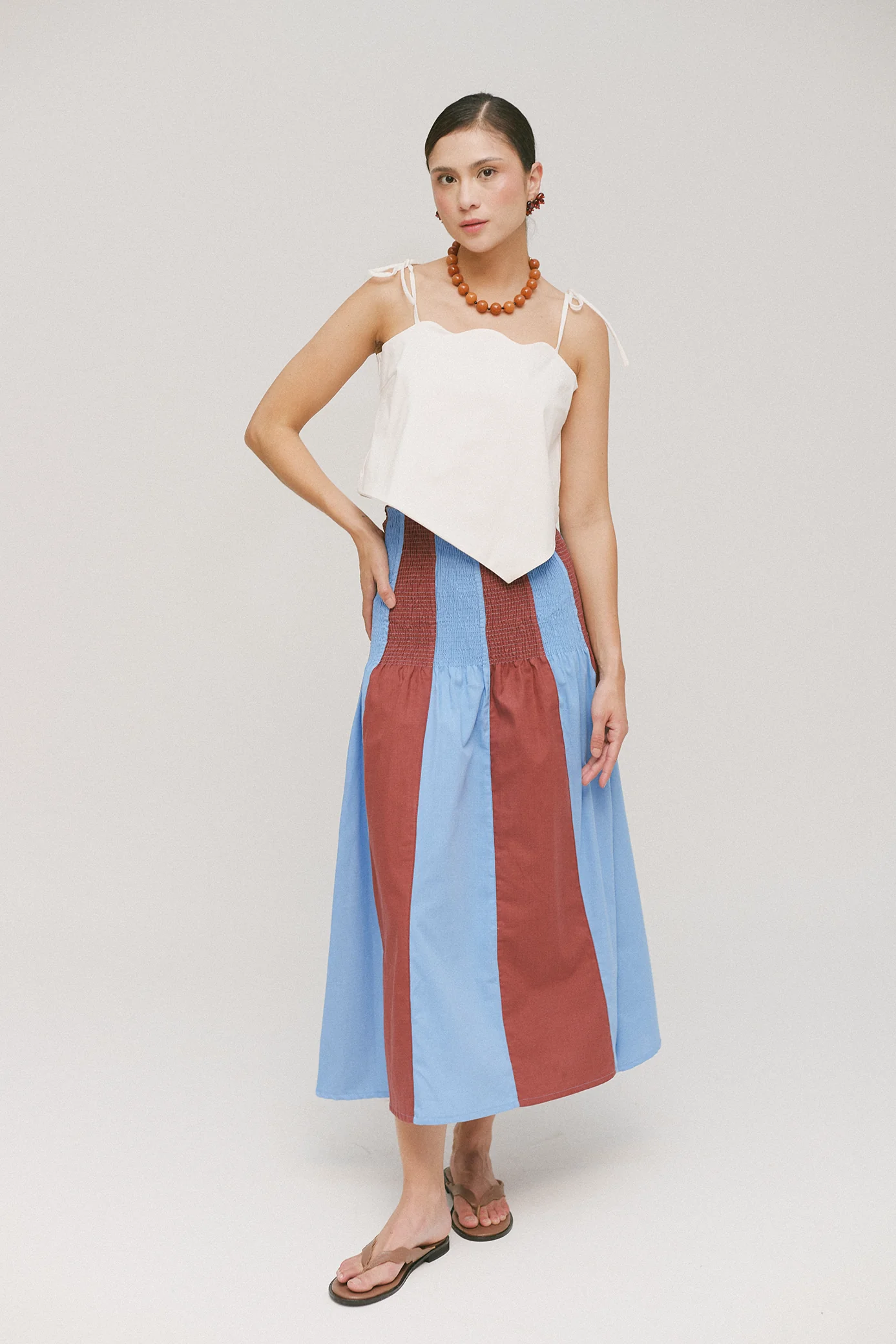 Lights Shirred Skirt