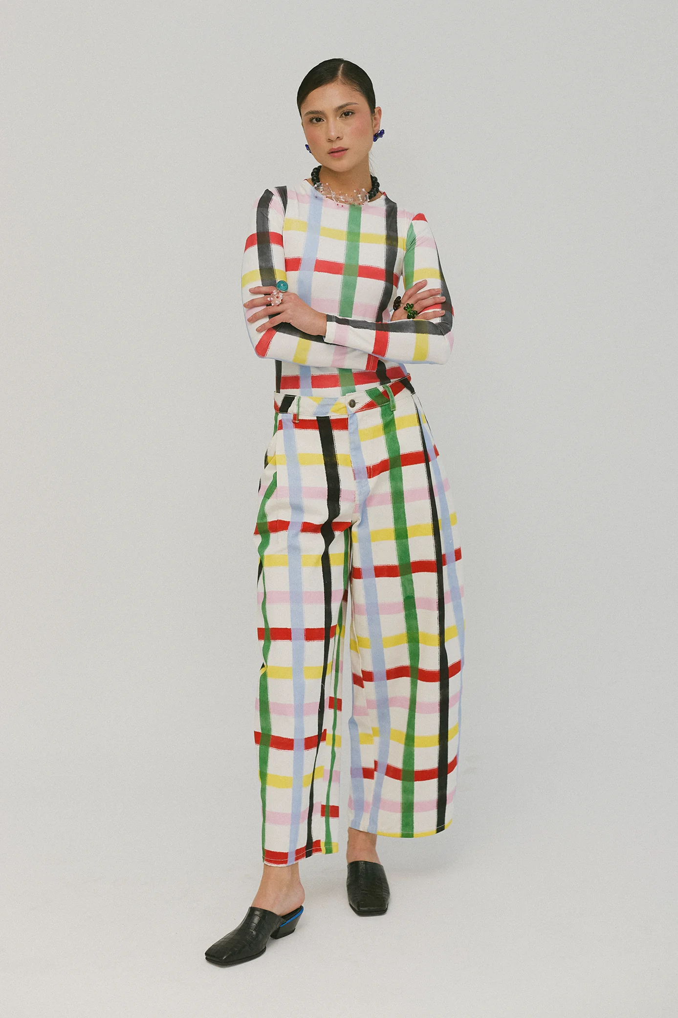 Rainbow Confetti Balloon Jean