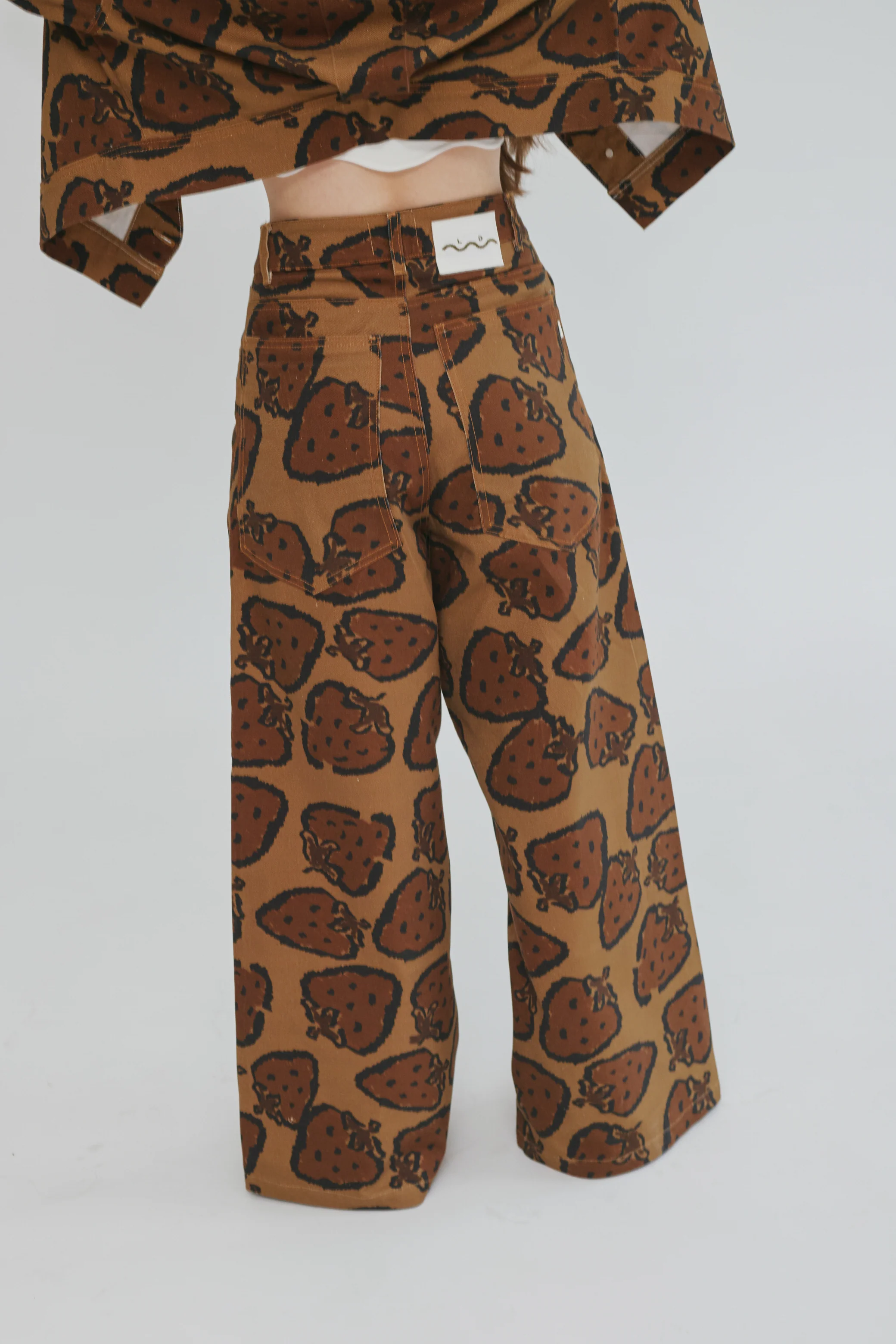 Fruit Print Fun Maxi Jeans  - Image 5