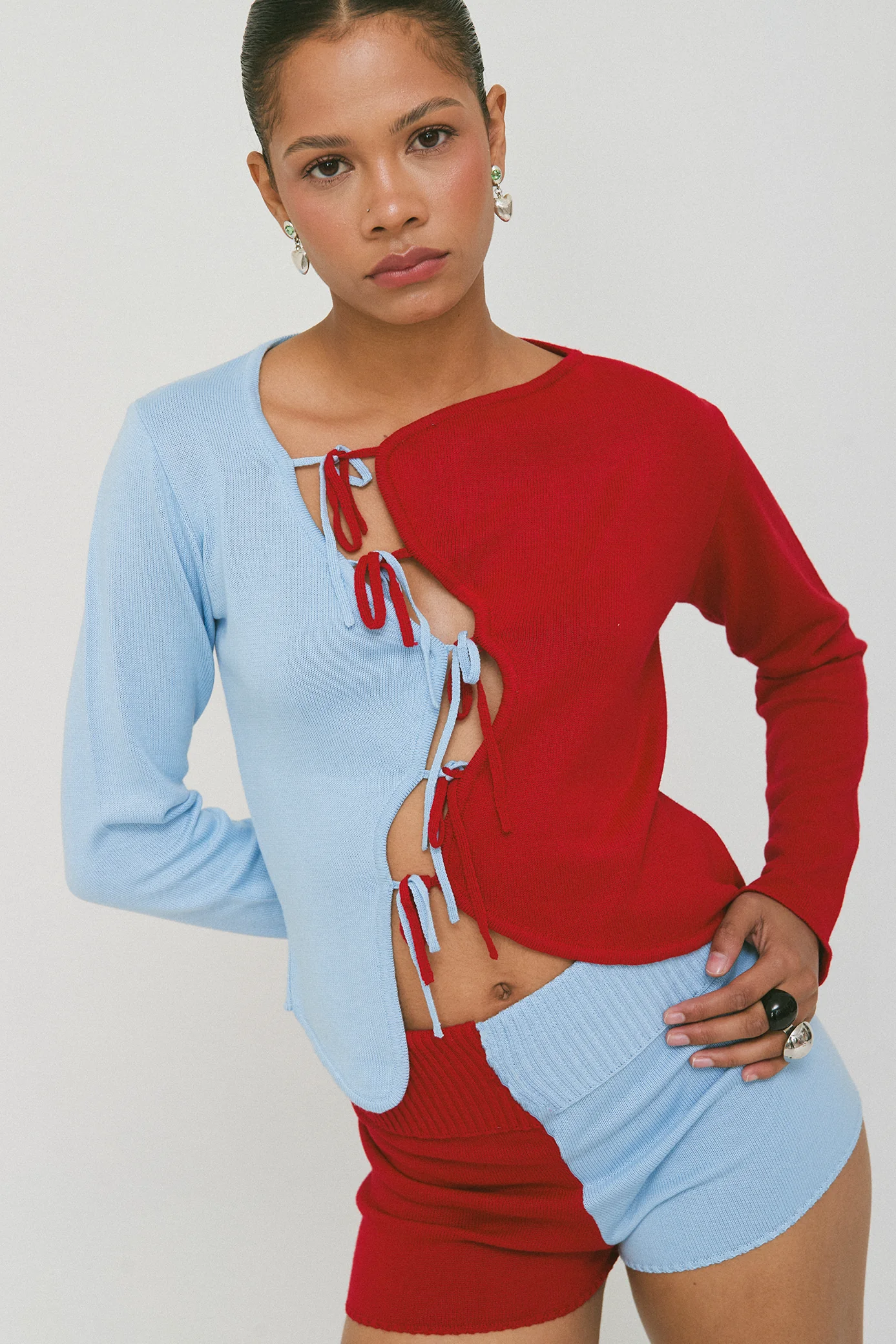 Bicolor Sello Mini Shorts - Image 6