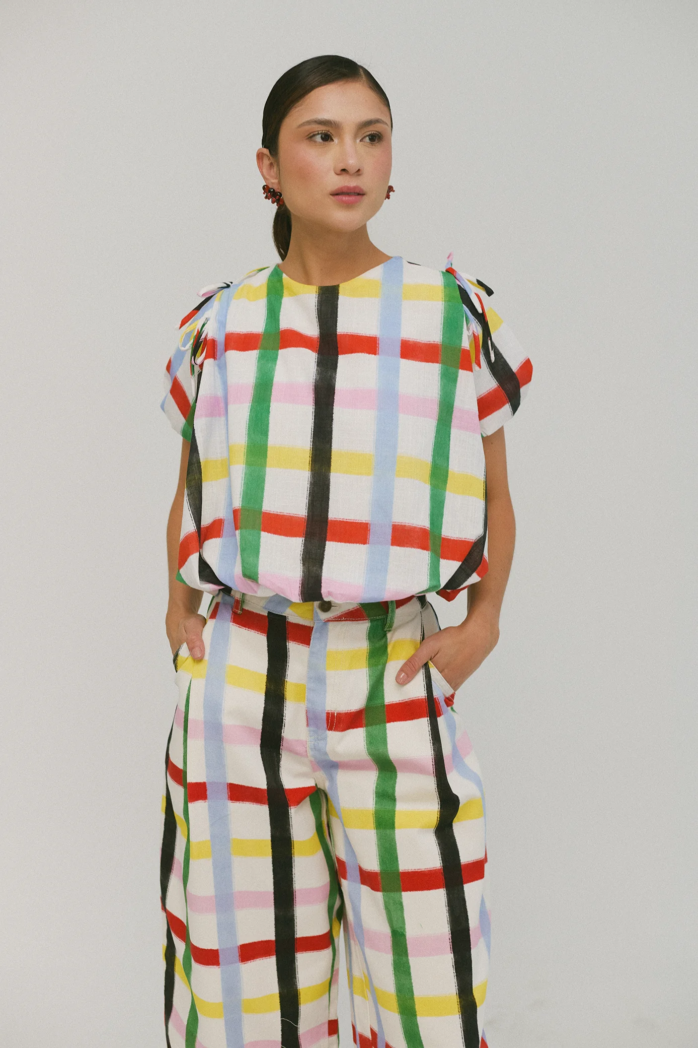 Rainbow Confetti Cocada Top