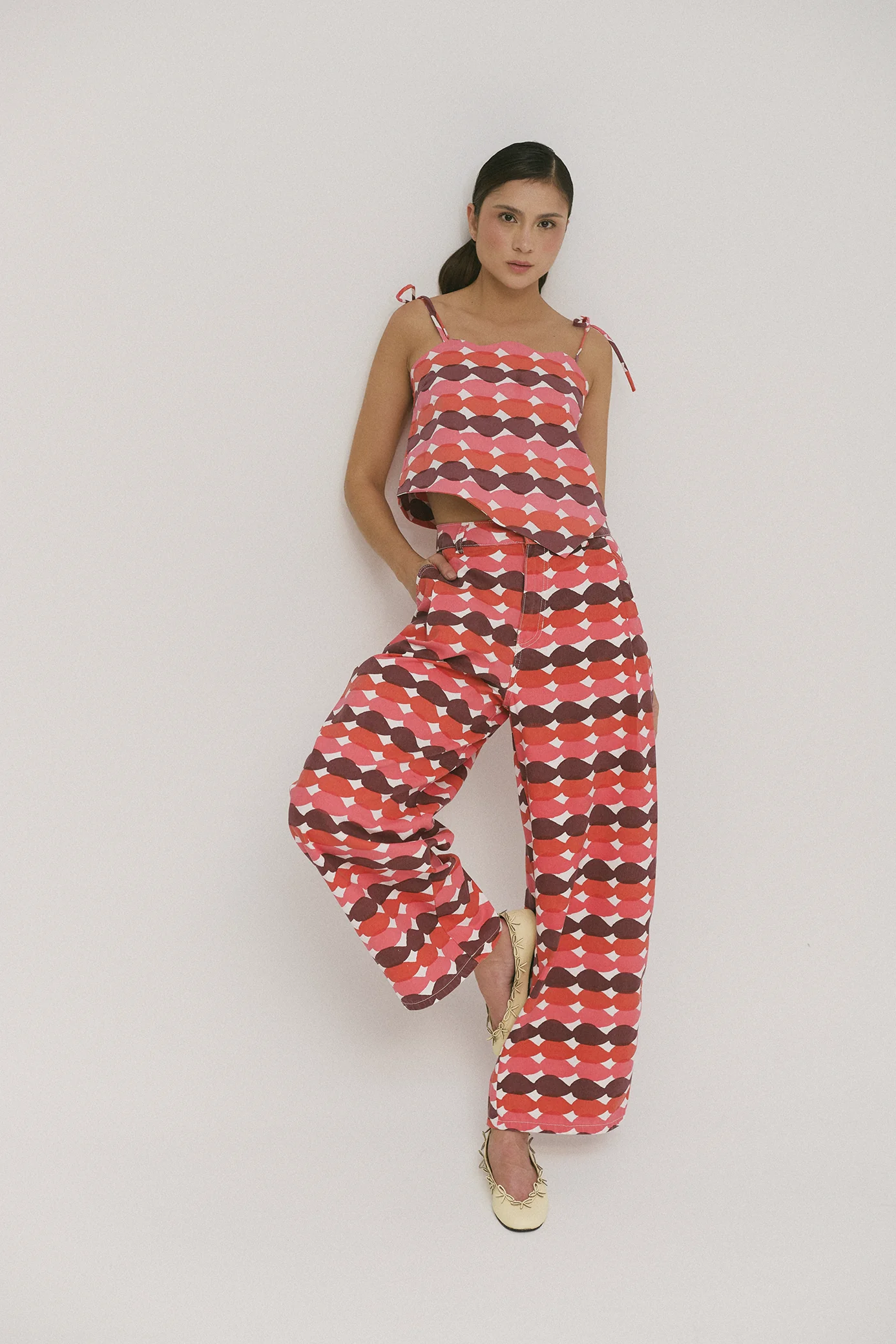 Red Glazed Celebration Top - Image 4