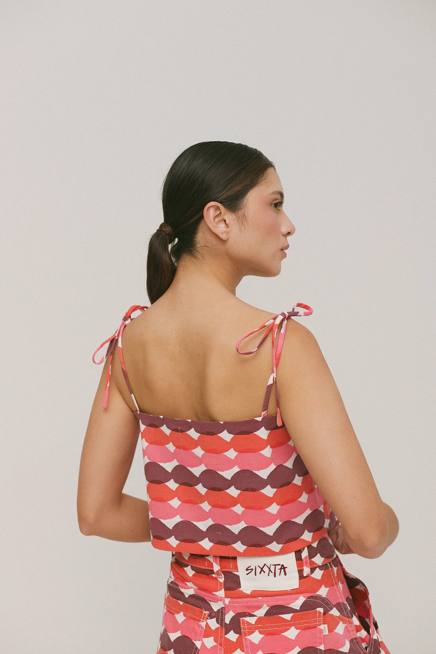 Red Glazed Celebration Top - Image 5