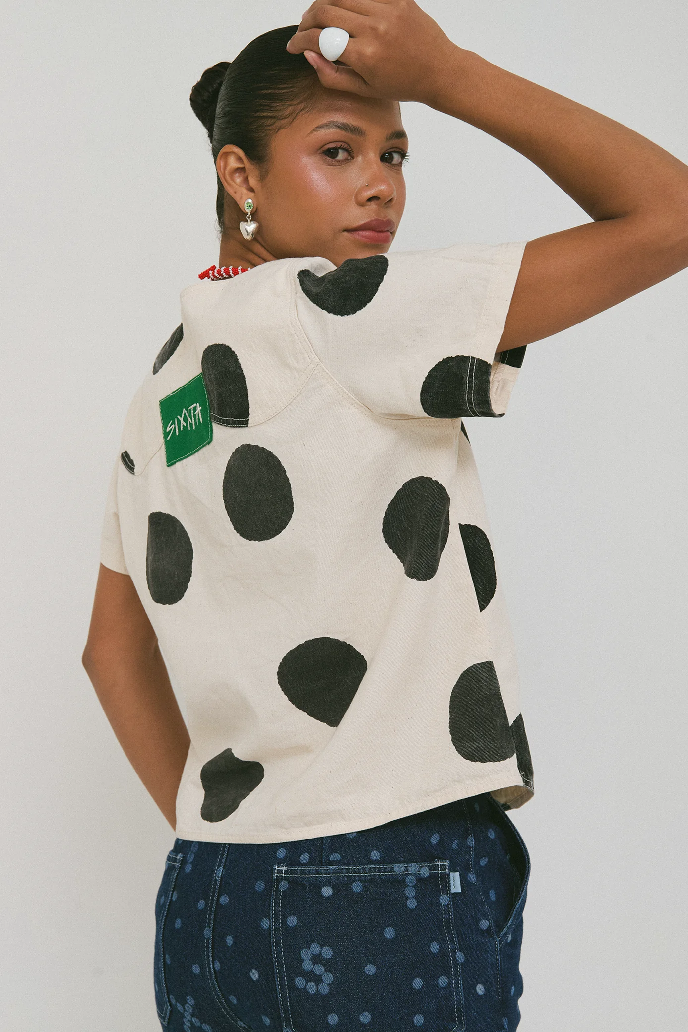 Polka Dot Hellen Top - Image 5