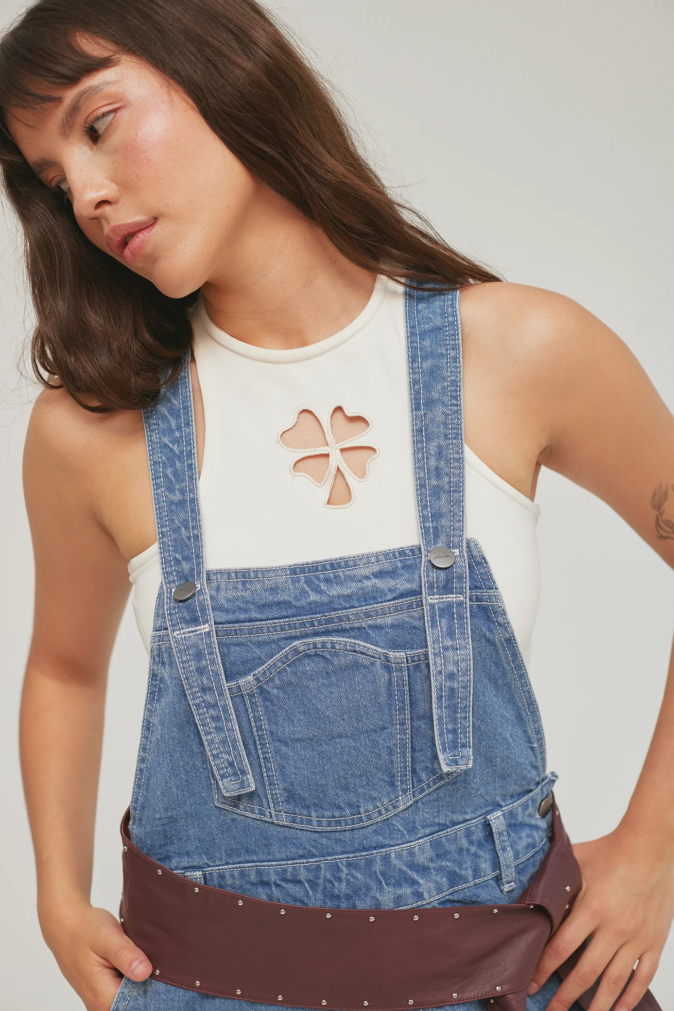 Ivory Clover Tank Top - Image 5