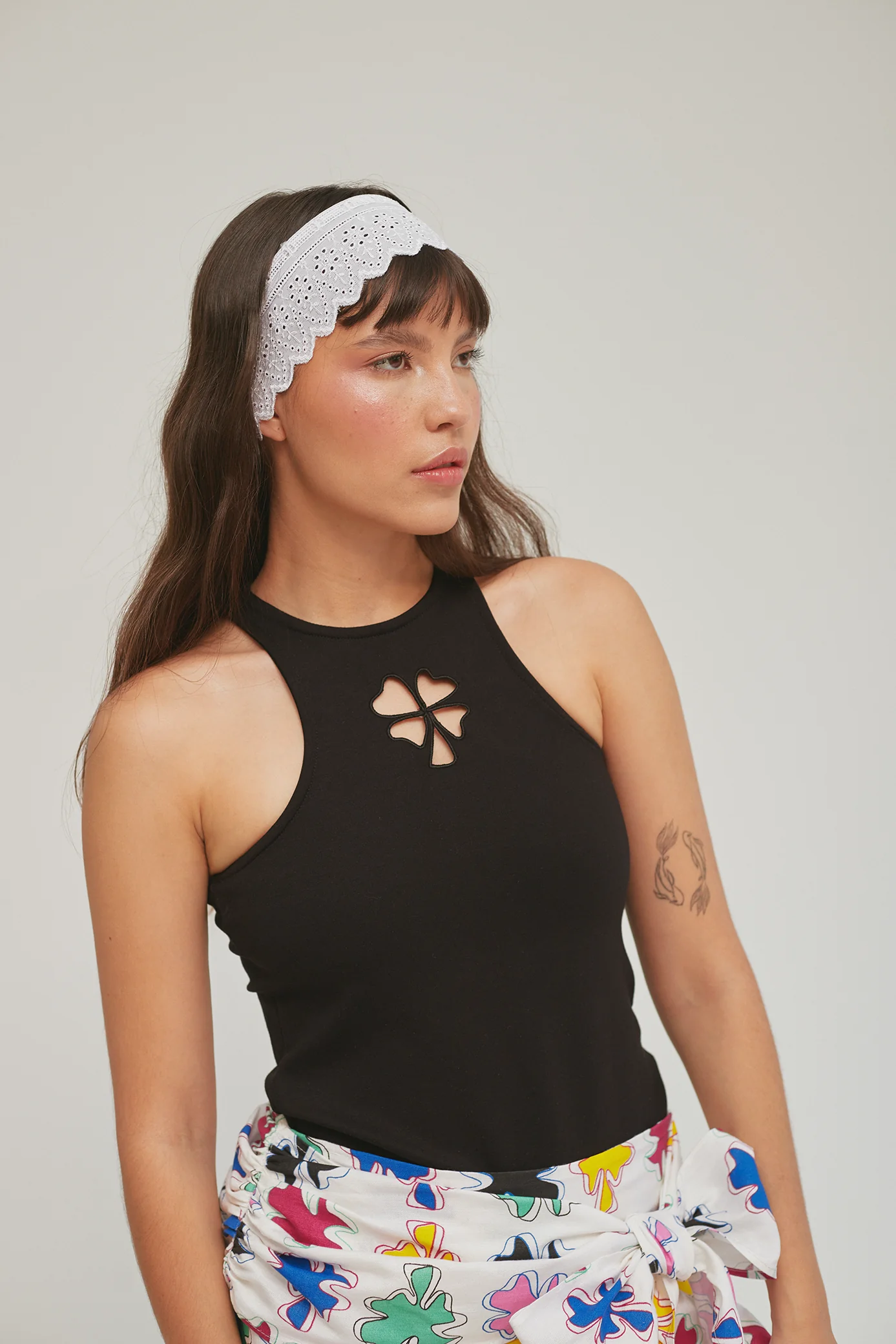 Black Clover Tank Top - Image 3