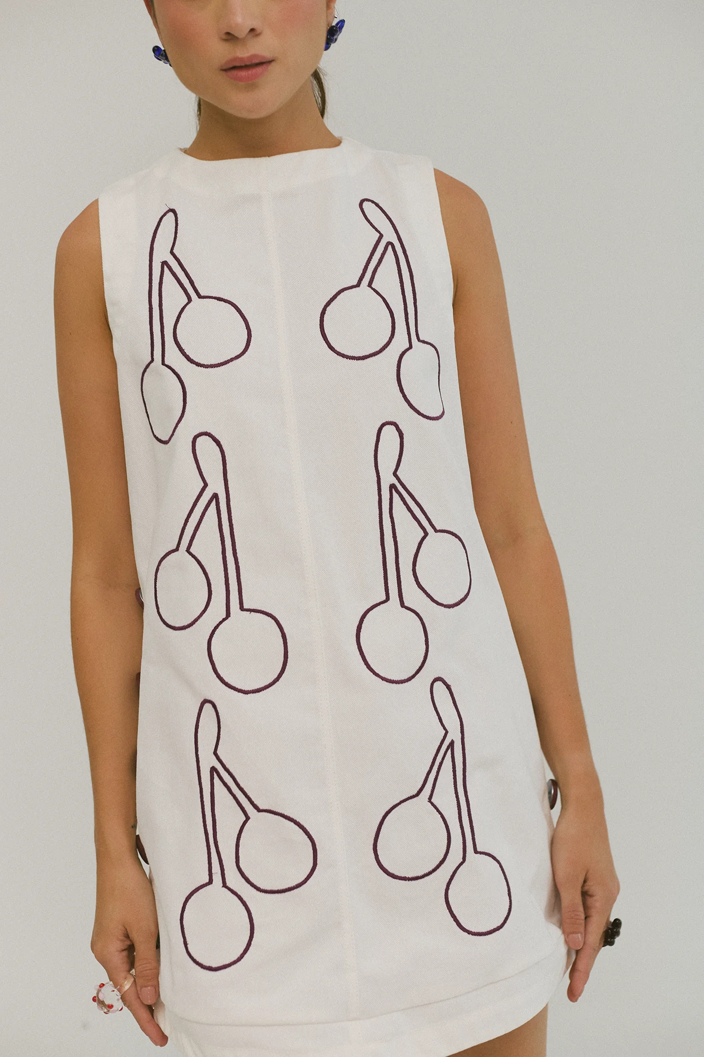 Cherries Ivory Anfitriona Dress - Image 4