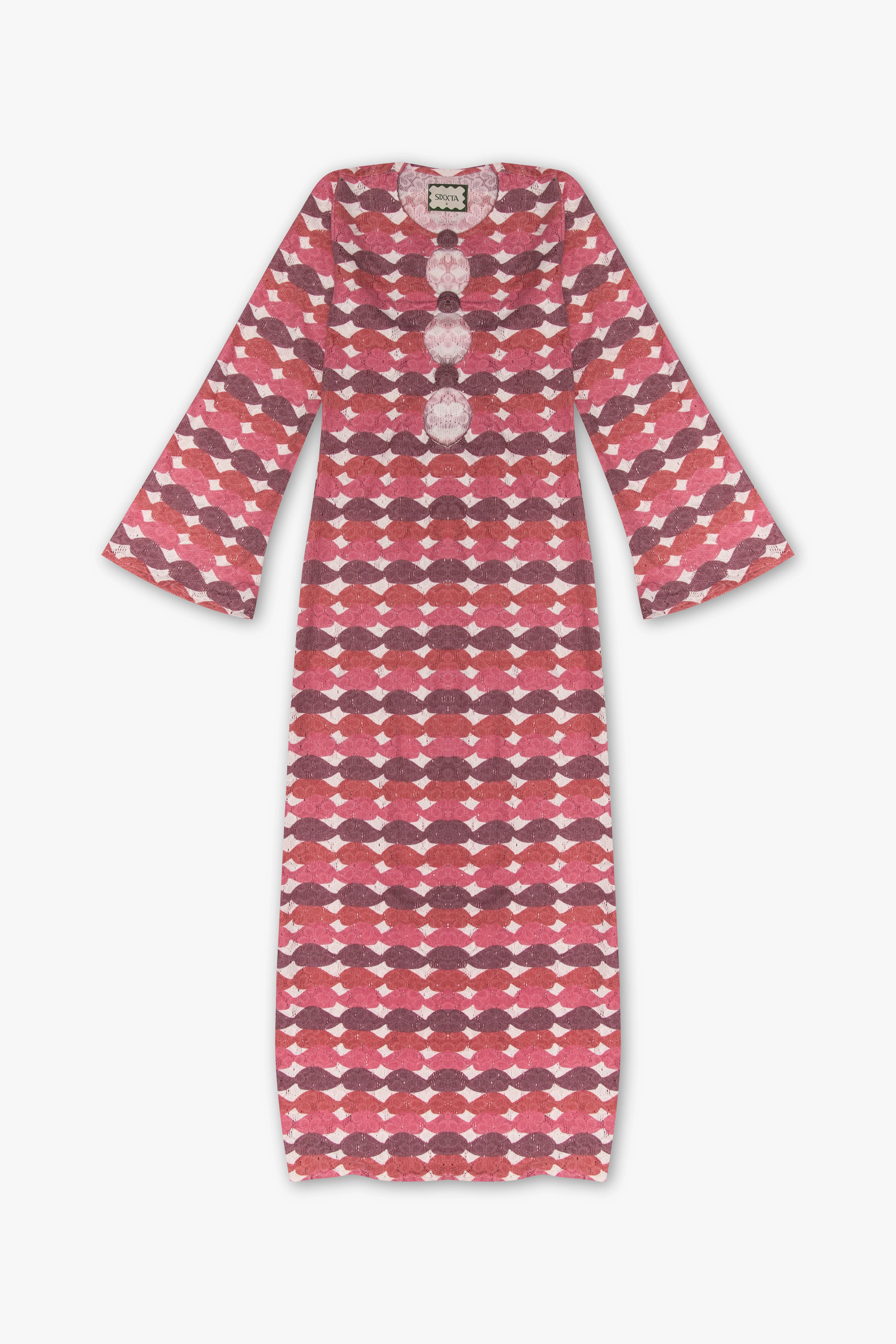 Red Glazed Holiday Dress - Image 7