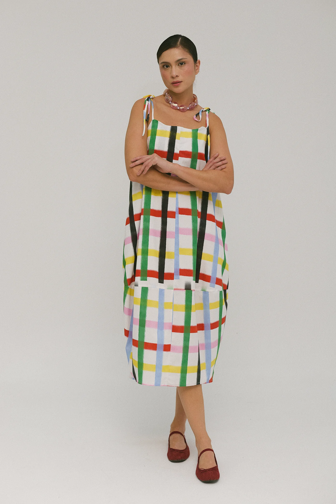 Rainbow Confetti Huevito Dress