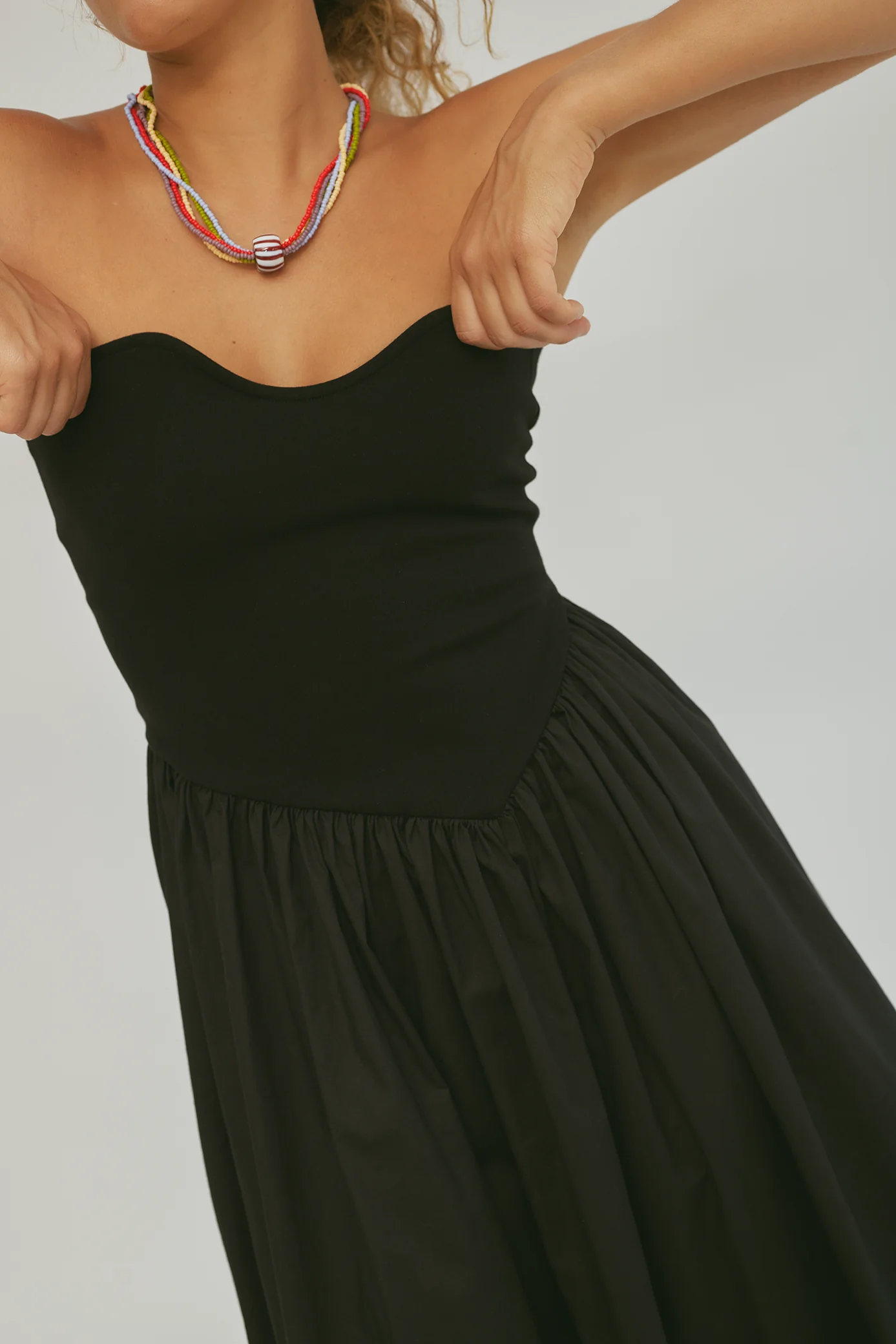 Proximity Black Dress - Image 4