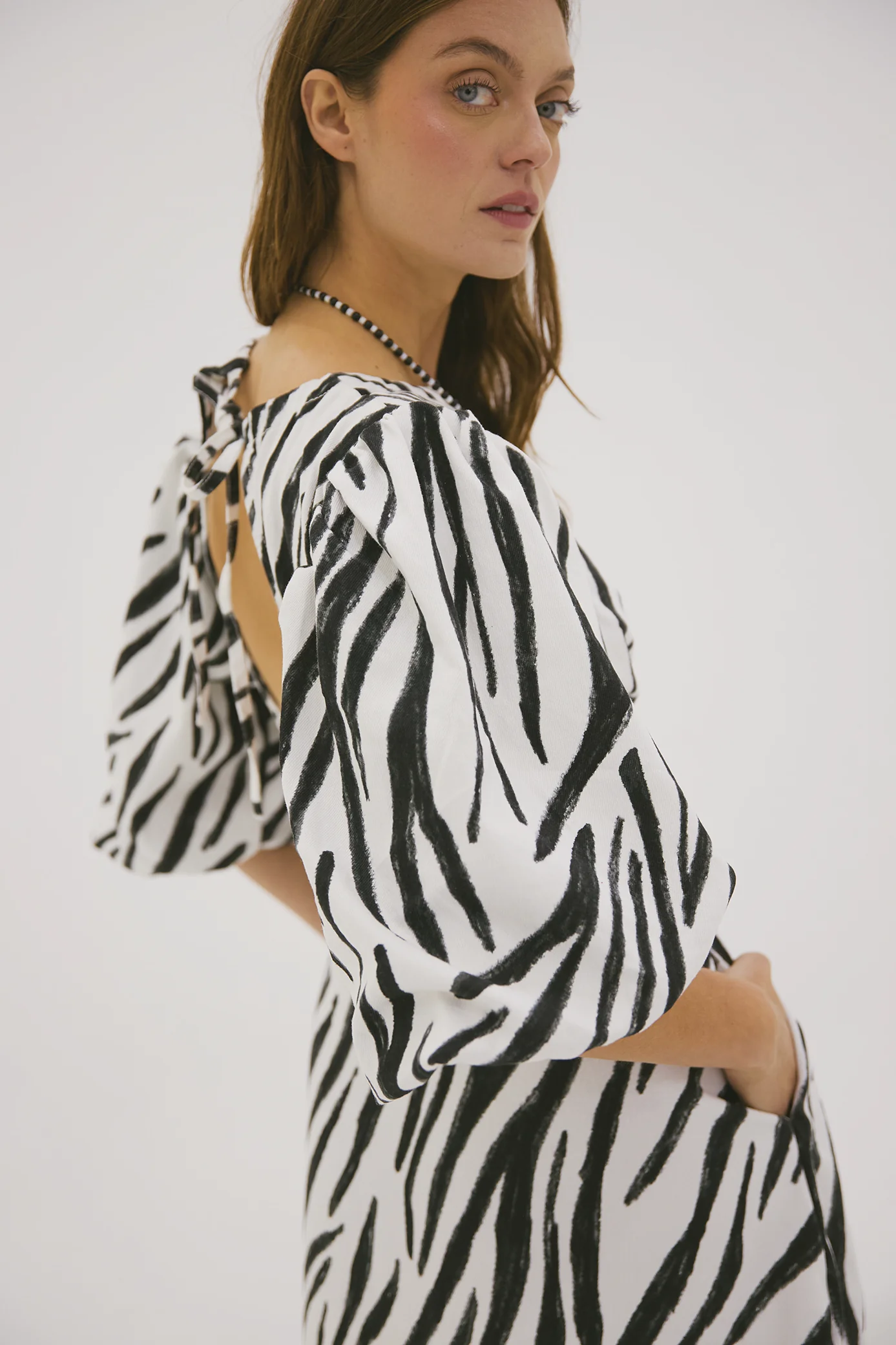 Reflection Stripes Dress - Image 5